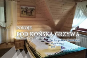 FAJNE POKOJE POD KOŃSKĄ GRZYWĄ BIAŁKA TATRZAŃSKA